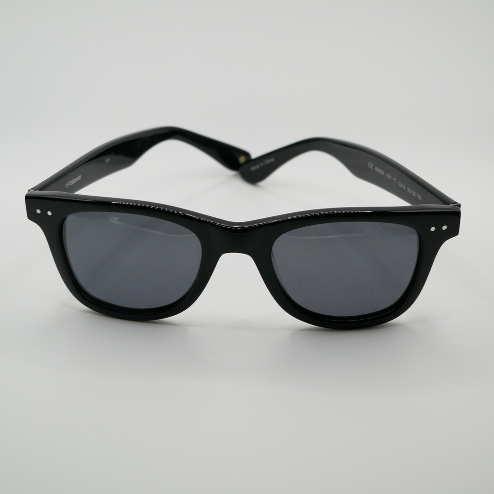Polaroid PLD 6035/S‎ Black Polarized Wayfarer Sunglasses Grey Lens 50-22-150